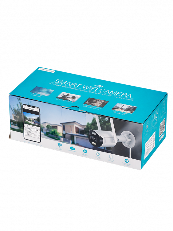 Орбита OT-VNI61 Видеокамера IP-WI-FI (1920*1080, 2Mpix, 3,6мм, пластик)